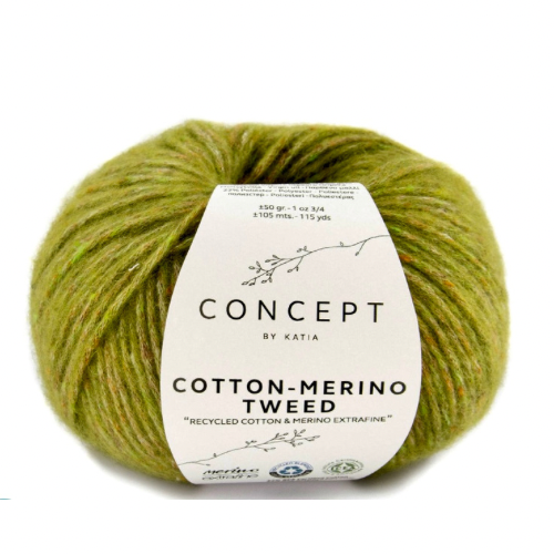 Katia Cotton Merino Tweed