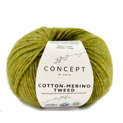 Katia Cotton Merino Tweed