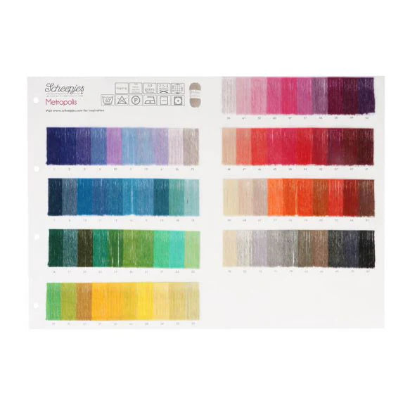 Scheepjes Colour Sample Cards