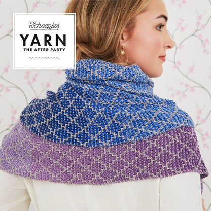 Lavender Trellis Wrap Knitting Pattern