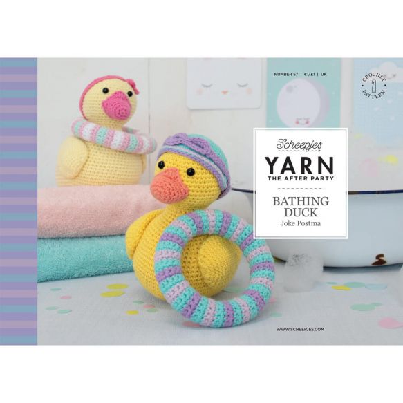 Bathing Duck Crochet Pattern