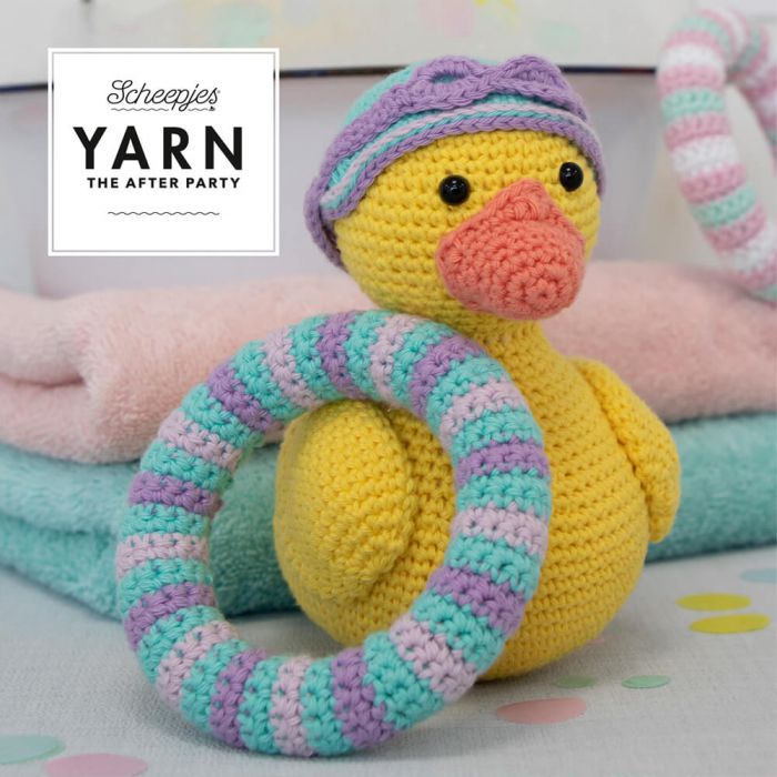 Bathing Duck Crochet Pattern
